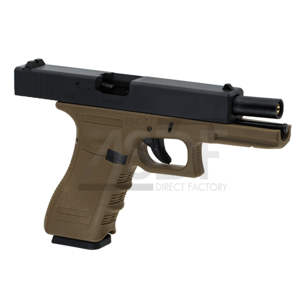 WE - G17 / WE17 Gen 3 TAN Metal / ABS GBB WE Airsoft - 3