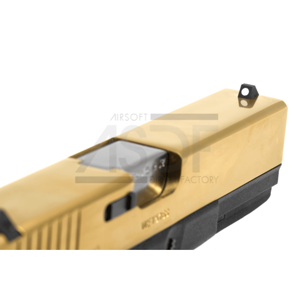 WE - G17 gen. 3 bicolore OR ET NOIR GBB Gaz Blow Back WE Airsoft - 3