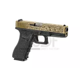 WE - G17 / WE17 Gen 3 Gravé ivoire Metal / ABS GBB-24952