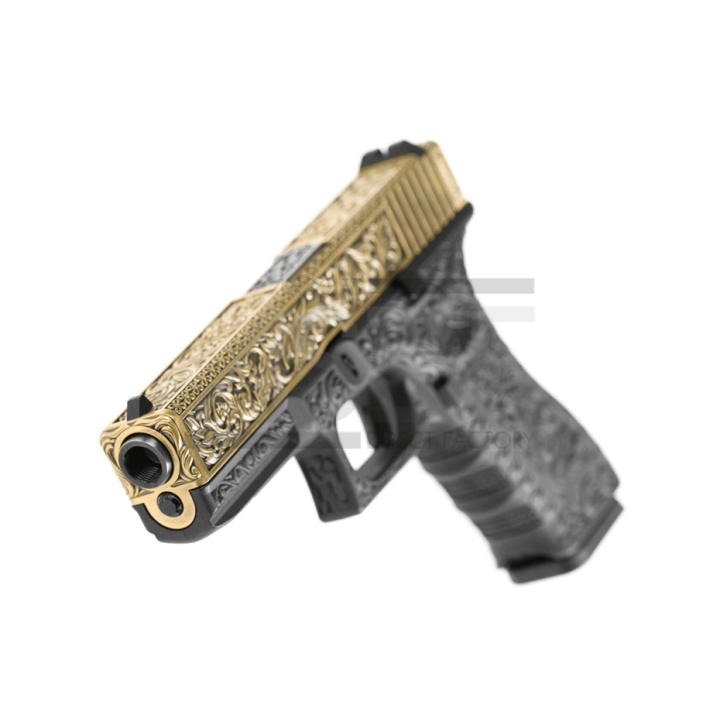 WE - G17 / WE17 Gen 3 Gravé ivoire Metal / ABS GBB WE Airsoft - 4