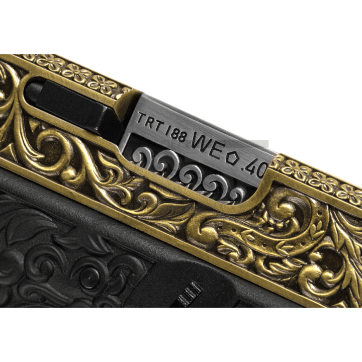 WE - G17 / WE17 Gen 3 Gravé ivoire Metal / ABS GBB WE Airsoft - 6