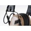 EARMOR - CASQUE EARMOR M32 TAN avec MICRO EARMOR - 4