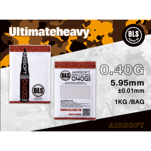 BLS - BILLE AIRSOFT 0.40GR 1 kilos BLS - 1