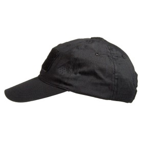 DELTA TACTICS - CASQUETTE NOIR REGLABLE AVEC VELCRO DUEL CODE - 2