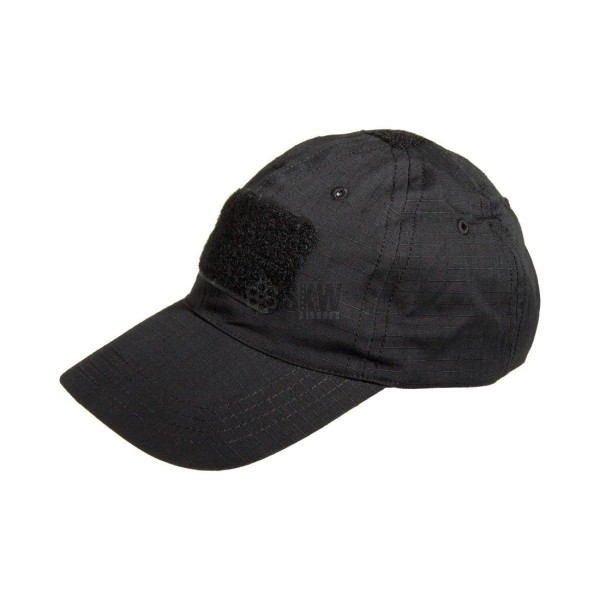 DELTA TACTICS - CASQUETTE NOIR REGLABLE AVEC VELCRO DUEL CODE - 1