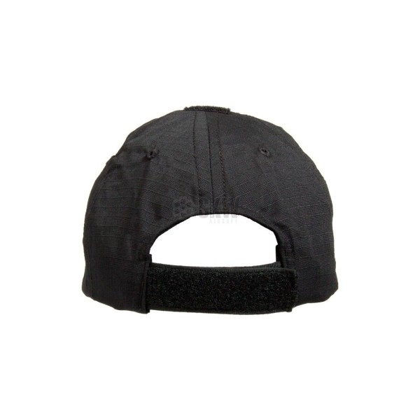 DELTA TACTICS - CASQUETTE NOIR REGLABLE AVEC VELCRO DUEL CODE - 5