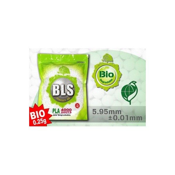 BLS - BILLE AIRSOFT 0.25GR BIODEGRADABLE BLS - 1