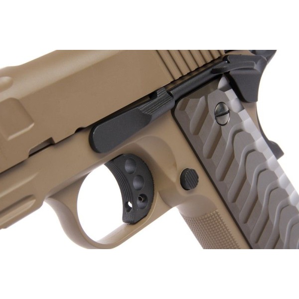 KJ WORKS - 1911 KP 16 FULL METAL GAZ AVEC COMPENSATEUR KJ Works - 6