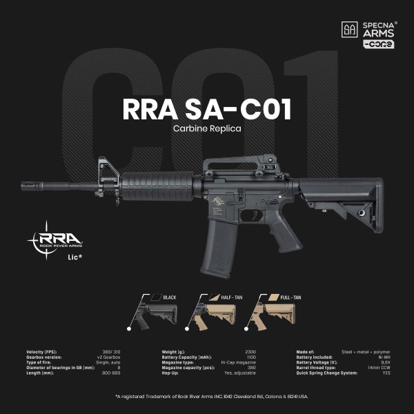 SPECNA ARMS - M4 AEG SA-C01 CORE SPECNA ARMS - 4