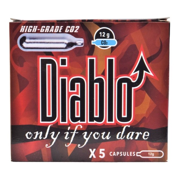 DIABLO - LOT DE 5 CARTOUCHES CO2 DIABLO - 3
