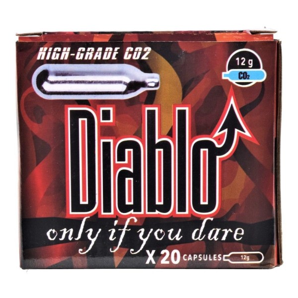 DIABLO - LOT DE 20 CARTOUCHES CO2 DIABLO - 2
