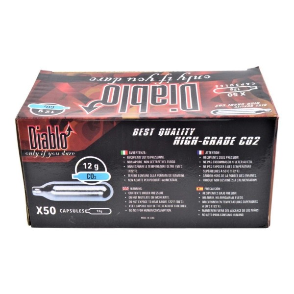 DIABLO - LOT DE 50 CARTOUCHES CO2 DIABLO - 3