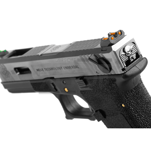 WE - Série G18 FULL AUTO Custom Metal Version GBB DUAL WE Airsoft - 2
