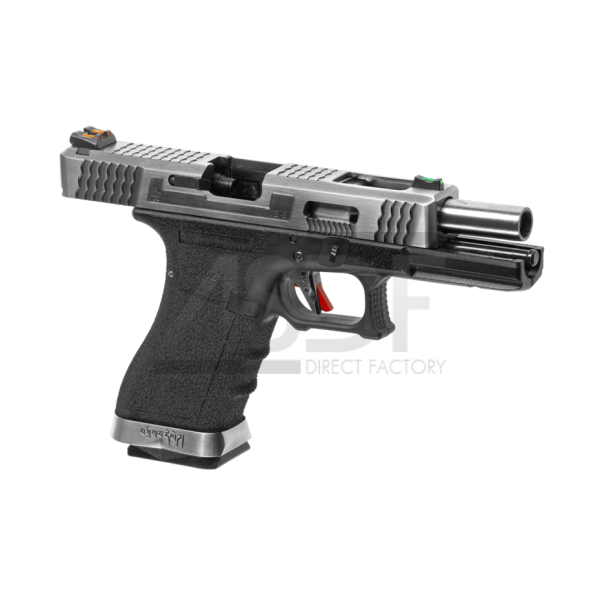 WE - Série G18 FULL AUTO Custom Metal Version GBB DUAL WE Airsoft - 5