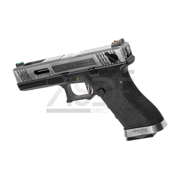 WE - Série G18 FULL AUTO Custom Metal Version GBB DUAL WE Airsoft - 6