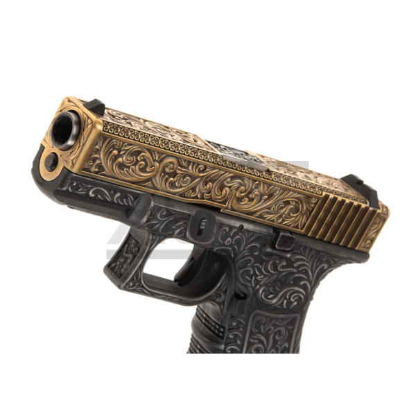 WE - G19 / WE19 Gen 3 Gravé ivoire Metal / ABS GBB WE Airsoft - 3