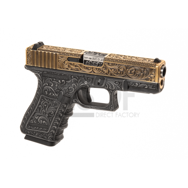 WE - G19 / WE19 Gen 3 Gravé ivoire Metal / ABS GBB WE Airsoft - 1