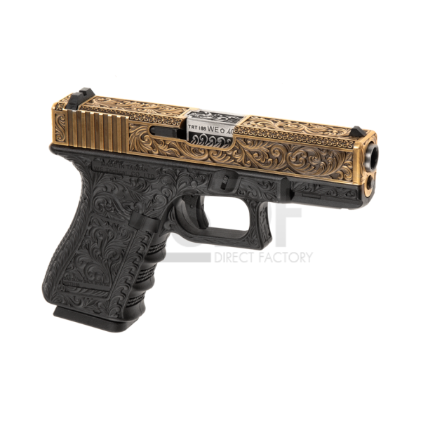 WE - G19 / WE19 Gen 3 Gravé ivoire Metal / ABS GBB WE Airsoft - 2