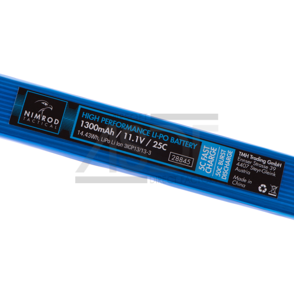 NIMROD - LIPO 11.1V 1300MAH 25C T-PLUG TROIS BATONS NIMROD - 3