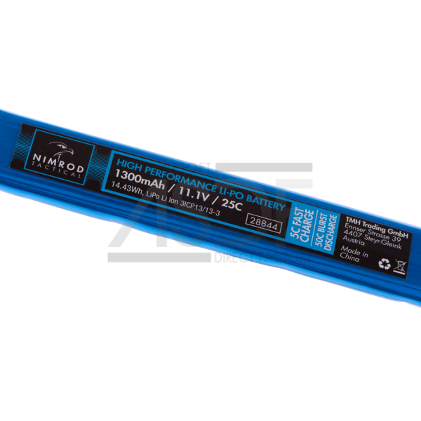 NIMROD - LIPO 11.1V 1300MAH 25C 3 BATONS NIMROD - 3