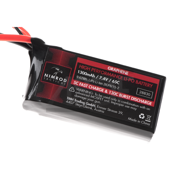 NIMROD - LIPO 7.4V 1300MAH 65C TYPE PEQ TAMYA NIMROD - 4