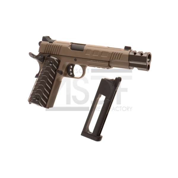 KJ WORKS - 1911 KP 16 FULL METAL GAZ AVEC COMPENSATEUR KJ Works - 11