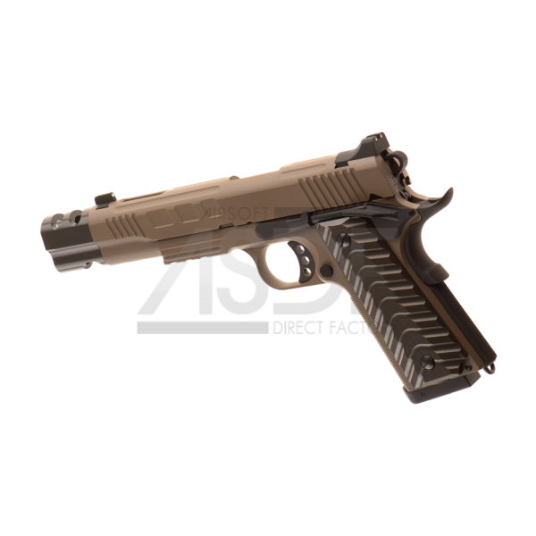 KJ WORKS - 1911 KP 16 FULL METAL GAZ AVEC COMPENSATEUR KJ Works - 1