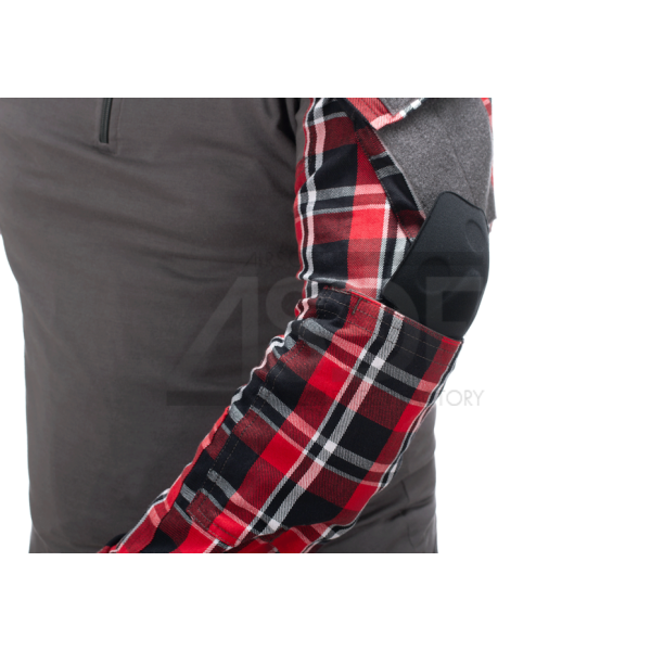 INVADER GEAR - FLANNEL COMBAT SHIRT ROUGE INVADER GEAR - 4
