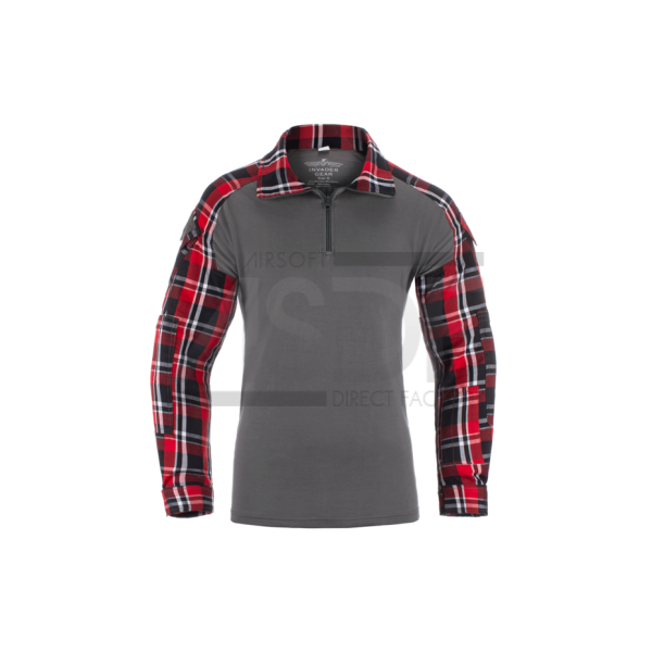 INVADER GEAR - FLANNEL COMBAT SHIRT ROUGE INVADER GEAR - 3