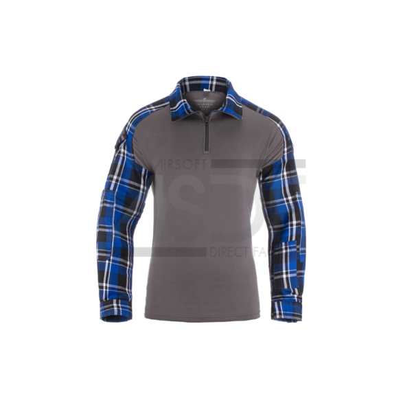 INVADER GEAR - FLANNEL COMBAT SHIRT BLEU INVADER GEAR - 3