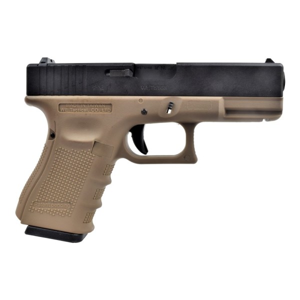 WE - G19 Gen.4 Noir GBB Gaz Blow Back WE Airsoft - 5
