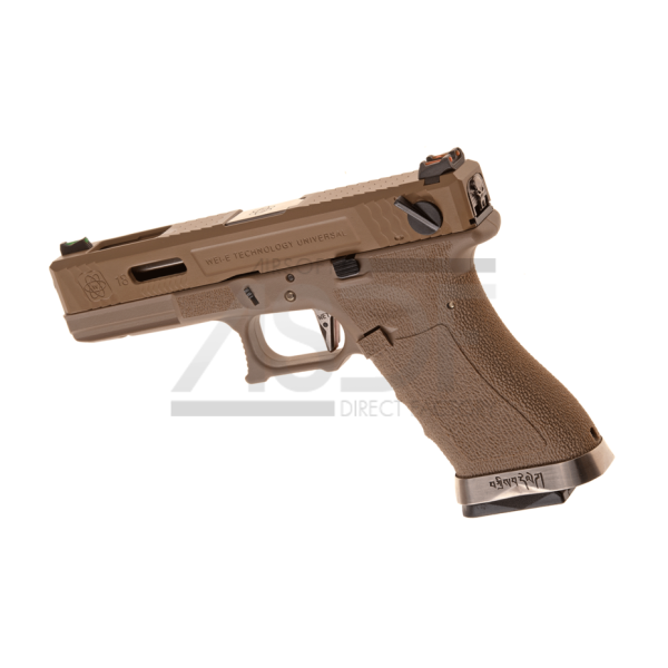 WE - G18 FORCE CUSTOM FULL TAN GBB WE Airsoft - 2