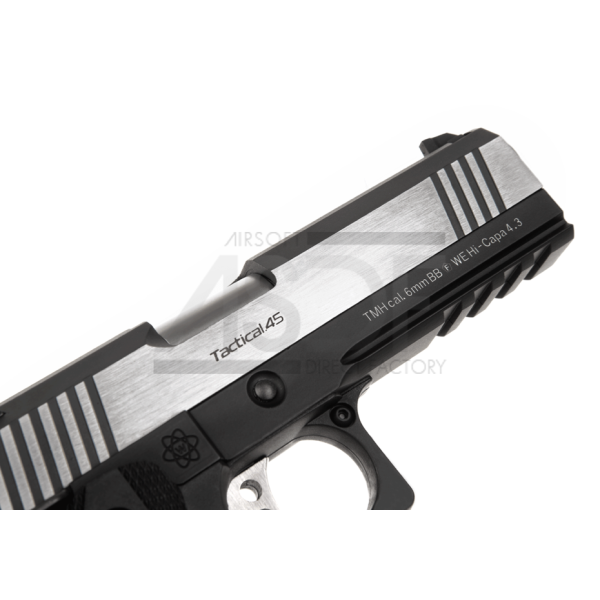WE - HI-CAPA 4.3 OPS SILVER FULL METAL GBB WE Airsoft - 4