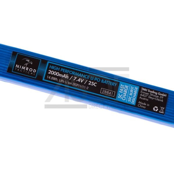 NIMROD - BATTERIE LIPO 2000MAH 25C T-PLUG NIMROD - 4