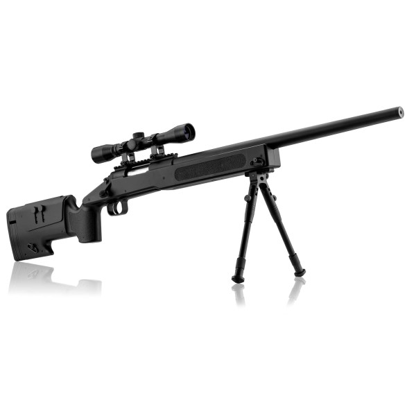 DOUBLE EAGEL - SNIPER M40 AVEC LUNETTE ET BI-PIED ASG - Action Sport Game - 1