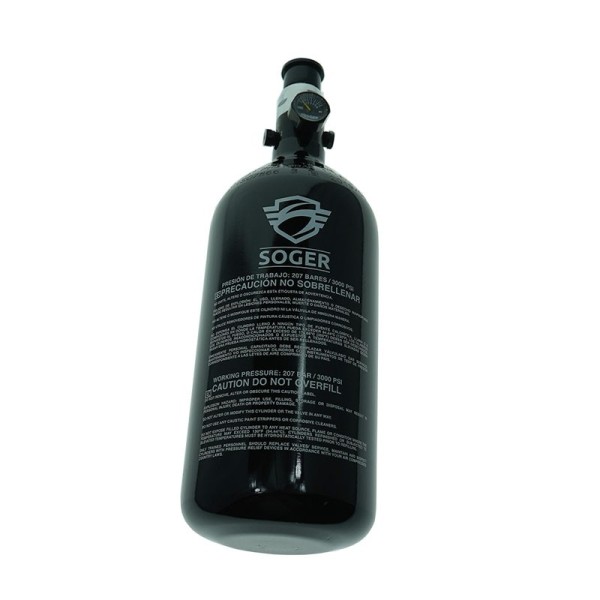 SOGER - BOUTEILLE HPA 0.8L ALU 3000 PSI - 1