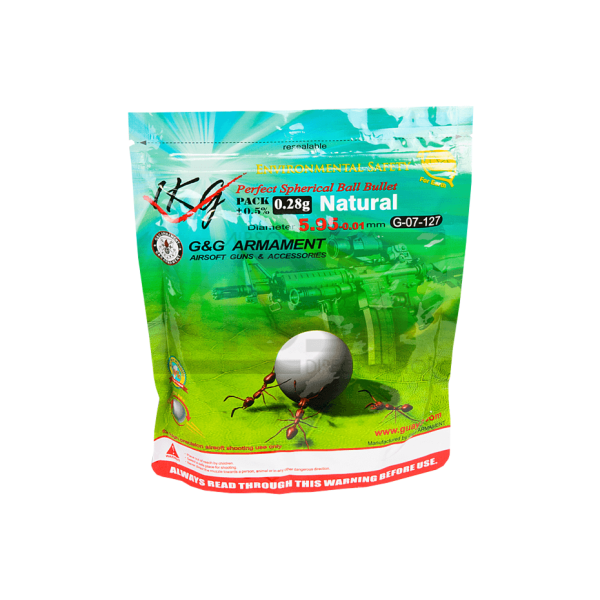 G&G - Billes Bio 0.20g - Sachet de 5000 billes
