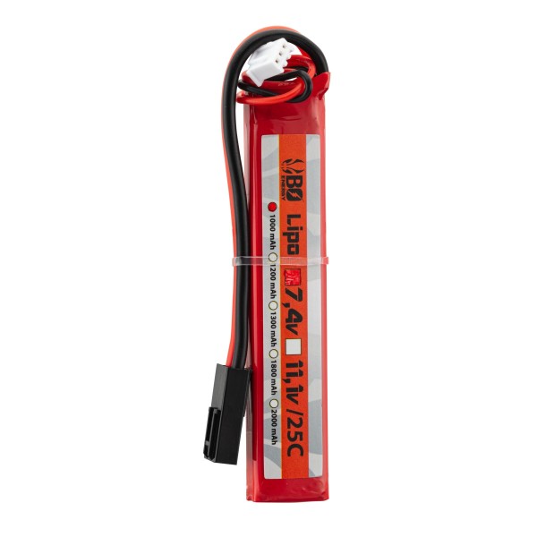 BO - BATTERIE LIPO 1 BATON 2S 7.4V 1000mAh 25C  - 3