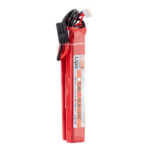 BO - BATTERIE LIPO 2 BATONS 2S 11.1V 1300mAh 25C  - 3
