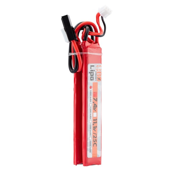 BO - BATTERIE LIPO 2 BATONS 2S 7.4V 1000mAh 25C  - 3