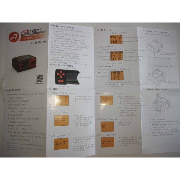 Acetech - AC5000 Chrony (AEG) Acetech - 7