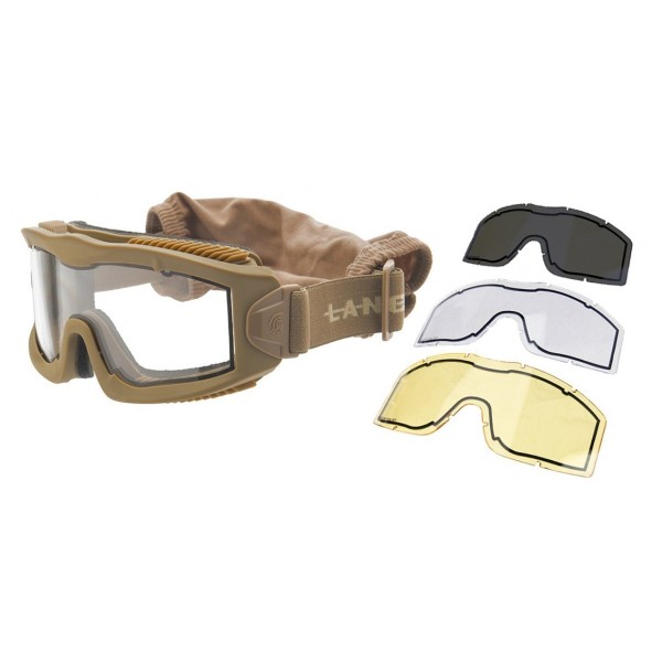 LANCER TACTICAL - MASQUE AERO PROTECTION 3VERRES  - 1