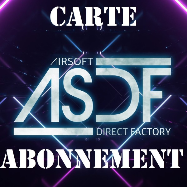 Carte Abonnement Airsoft