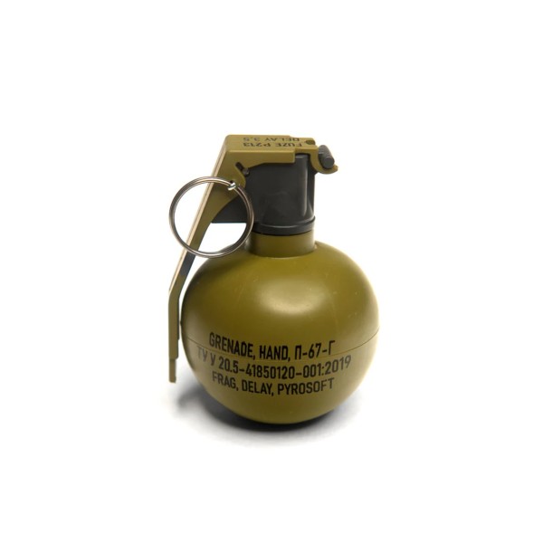 Grenade Sonore Pyrosoft P-67-M OTAN pour Airsoft