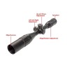 Lunette 4-16x44 OEYS RGB Tactical Ops - Précision Extrême