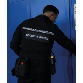 GK PRO - SOFTSHELL SECURITE PRIVEE AVEC BANDES HV - Airsoft