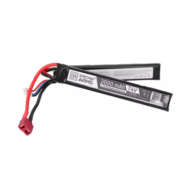 SPECNA ARMS - BATTERIE LIPO 2000MAH DEAN - Airsoft Direct Factory