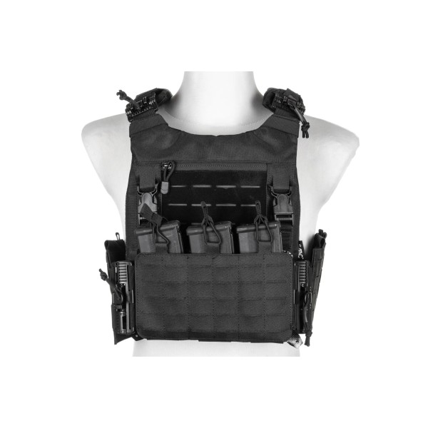 SPECNA ARMS - GILET PORTE PLAQUE QR NOIR - Airsoft Direct Factory