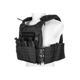 SPECNA ARMS - GILET PORTE PLAQUE QR NOIR - Airsoft Direct Factory