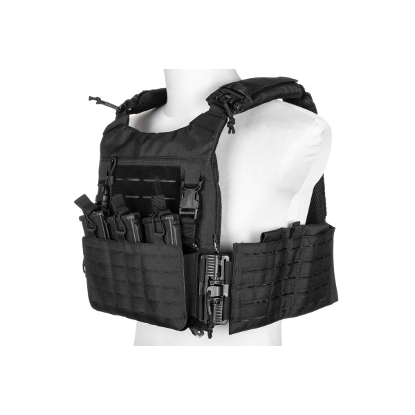 SPECNA ARMS - GILET PORTE PLAQUE QR NOIR - Airsoft Direct Factory